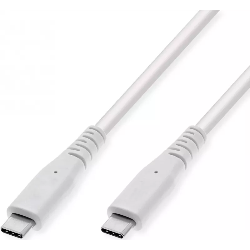 USB C į USB C kabelis VALUE 11.99.9065 — USB 3.2 Gen 1 (10 Gbit/s), 3 m, baltas