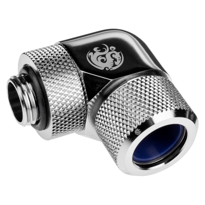 Vamzdis kompiuterio aušinimo sistemai BitsPower BP-E90RMLA14 — žalvaris, 14 mm skersmuo, sidabrinis