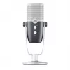 AKG Ara – profesionalus USB kondensatorinis mikrofonas, mėlynos ir sidabrinės spalvos