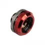 BitsPower Multi-Link adapteris tiesus G1/4 colio išorinis sriegis – 16 mm AD kietajam vamzdeliui, blizgi juoda