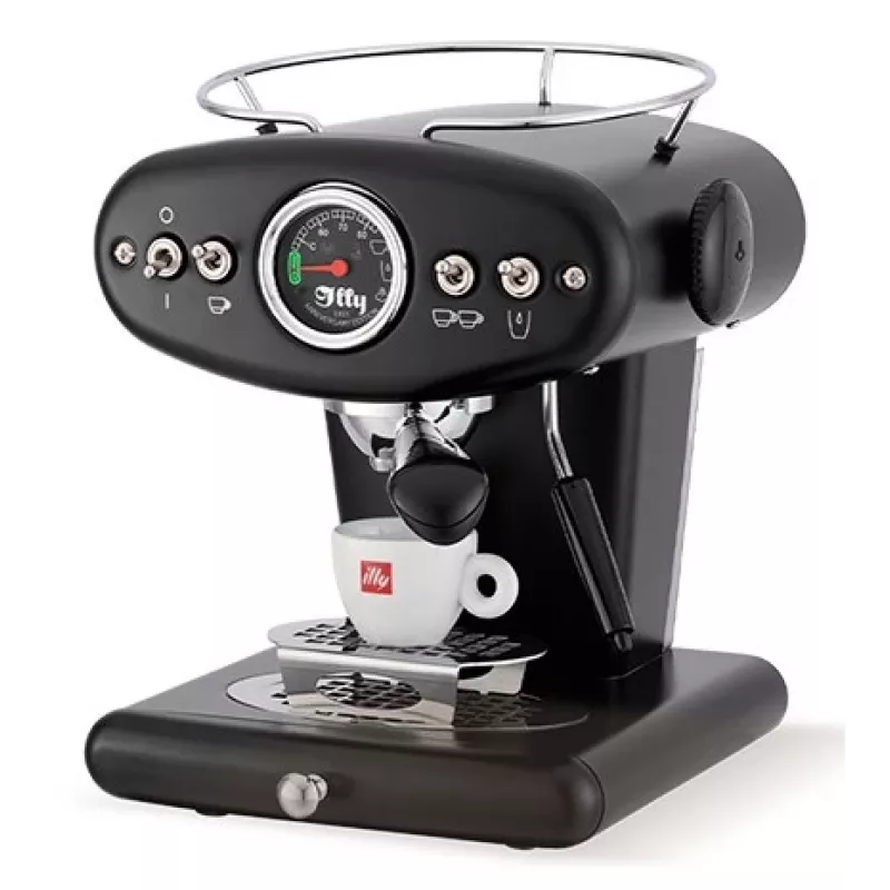 „illy X1 Anniversary“ kavos aparatas maltai kavai ir E.S.E. pagalvėlėms (juodas)