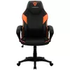 Žaidimų kėdė Thunder X3 EC1 juoda oranžinė — ergonomiškas dizainas, reguliuojamas aukštis