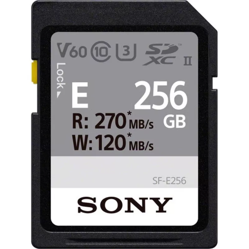 Flash Memory Sony 256 GB SDXC UHS-II Class 10 SFE256.AE