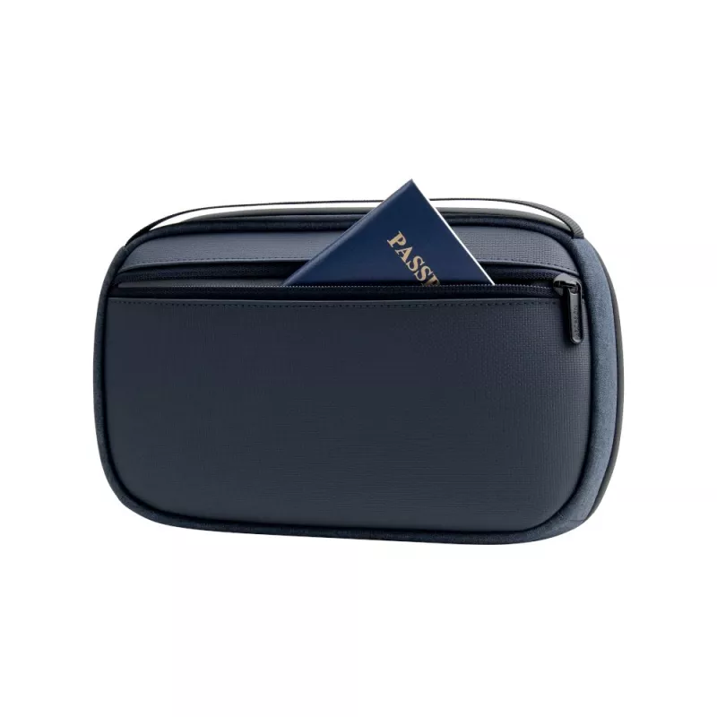 Tualeto krepšys XDDESIGN First-Class All-in-One Travel Organiser P706.3425, Granato spalvos, užtrauktukas, 380 g, 17×27.5 cm išorinė dėžutė