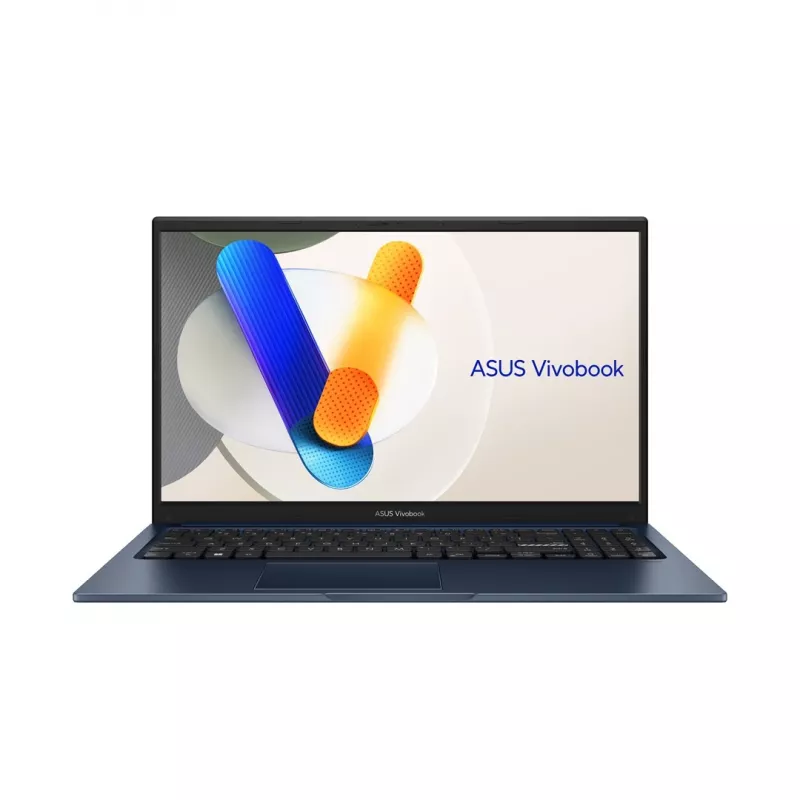 Nešiojamasis kompiuteris ASUS Vivobook 15 X1504VA-BQ4291 — Intel Core 5 120U, 15,6 col. FHD IPS lygio 60Hz 250 nitų AG, 16GB DDR5, 512GB SSD, Intel Graphics, WLAN+BT, 720p kamera, 42Wh be OS