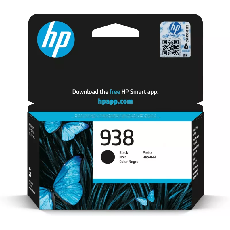 HP rašalo kasetė 4S6X8PE 938 juoda