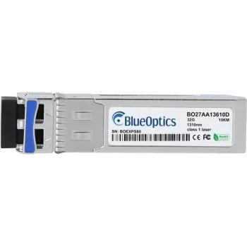 Atto SFPL-0032-R00 suderinamas BlueOptics© SFP28 siųstuvas-imtuvas vienmodžiui 32 gigabitų didelės spartos duomenų perdavimui šviesolaidiniuose tinkluose. Palaiko 32 gigabitų optinį kanalą