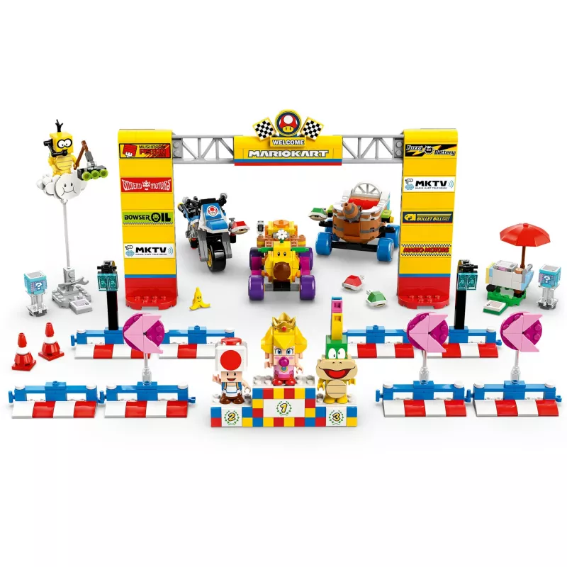 Bricks Mario Kart - Baby Peach & Grand Prix rinkinys