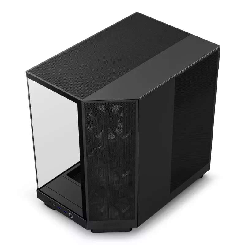 NZXT H6 Flow Midi-Tower - juoda
