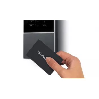 Darbo laiko apskaitos terminalas Safescan TM-616, juodas — 2,8 colio TFT, dviejų branduolių 1 GHz, lustinė kortelė, Ethernet LAN, tvirtinamas ant sienos