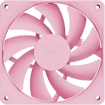 Kompiuterio aušinimo ventiliatorius HYTE FA12-SM-4 120 mm, 1500 RPM, 72 m³/h, 1,6 mmH2O, FDB, rožinės spalvos, 4 vnt.