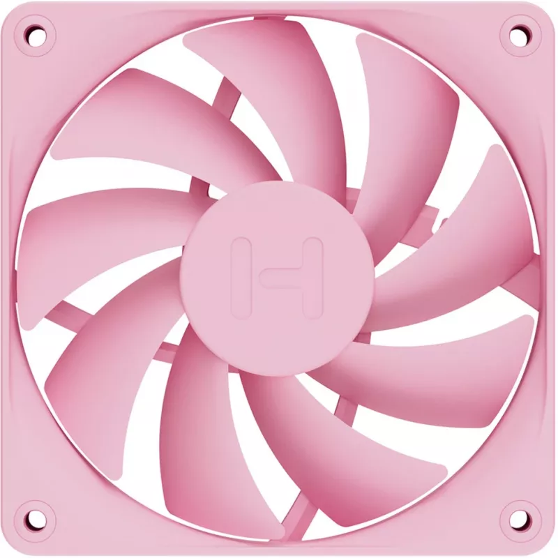 Kompiuterio aušinimo ventiliatorius HYTE FA12-SM-4 120 mm, 1500 RPM, 72 m³/h, 1,6 mmH2O, FDB, rožinės spalvos, 4 vnt.