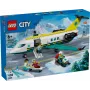 LEGO City avarinis lėktuvas 60465 – mažas gelbėjimo orlaivio konstravimo rinkinys, 403 dalys, 4 minifigūrėlės, amžius 6+