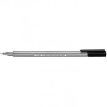 Smulkios linijos rašiklių rinkinys Staedtler Triplus 334 R-9BK4