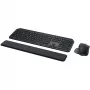 „Logitech MX Keys S Combo“ klaviatūra, pelė įskaičiuota, biuro, RF belaidė + „Bluetooth“, QWERTZ, šveicariška, grafito