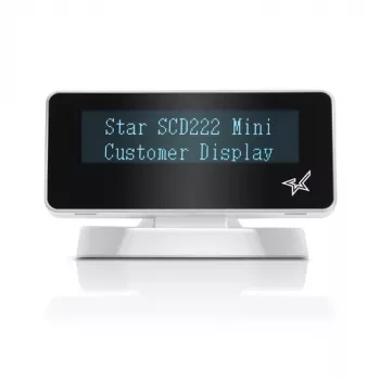 Ekranas Star Micronics SCD222U 20 skaitmenų USB 2.0 baltas