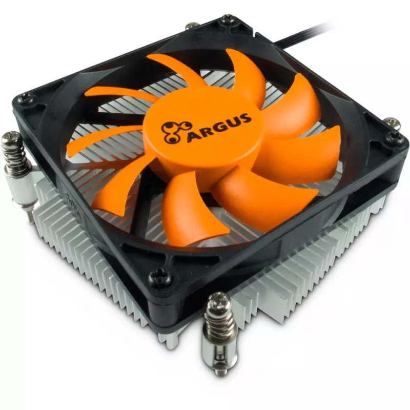 Aušintuvas Dynatron Argus T-200 procesoriui 8 cm juoda oranžinė