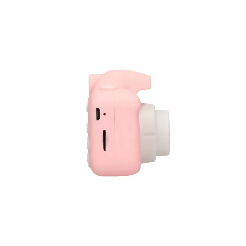 Vaikiškas skaitmeninis fotoaparatas Extralink H28 SINGLE PINK — rožinis/baltas, nuo 3 metų