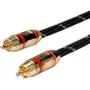 ROLINE GOLD RCA-Connection kabelis simplex Plug / Plug, Raudona 5,0m (11.09.4251)