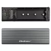 Qoltec korpusas SSD M.2 diskui, SATA, NGFF, USB-C