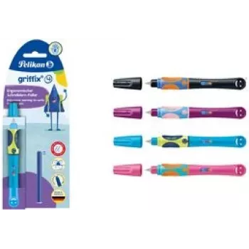 Pelikan griffix® plunksnakotis dešiniarankiams – Sweet Berry – Beere – kasetinė užpildymo sistema – Mėlynas – Plastikas – Nerūdijantis plienas – Dešiniarankiams (820325)