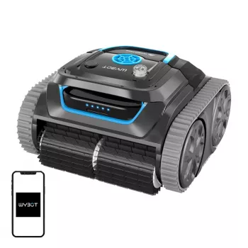 Belaidis baseino valymo robotas Wybot S1 — Wybot S1 robotinis baseino valytuvas, belaidis veikimas