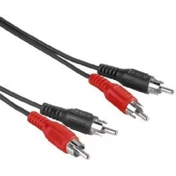 Hama 30457 garso kabelis 2,5 m RCA juodas