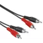 Hama 30457 garso kabelis 2,5 m RCA juodas