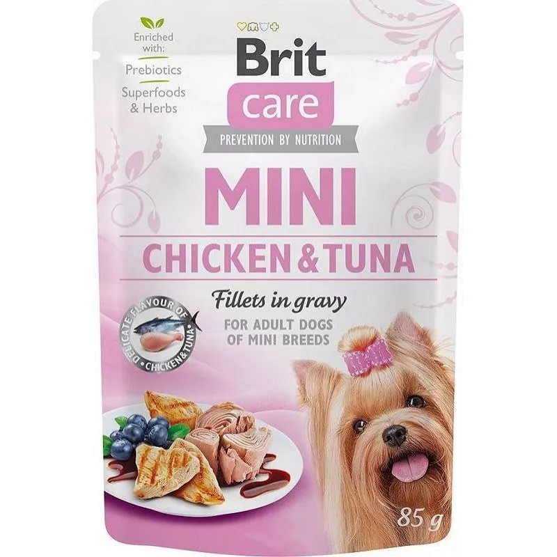 BRIT Care Mini Chicken&Tuna - šlapias šunų maistas - 85 g