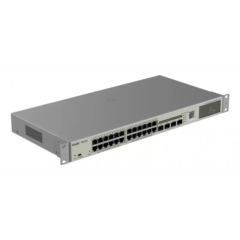 Ruijie Networks RG-NBS3100-24GT4SFP-P-V2 tinklo komutatorius valdomas L2 Gigabit Ethernet (10/100/1000) Power over Ethernet (PoE) metalinis