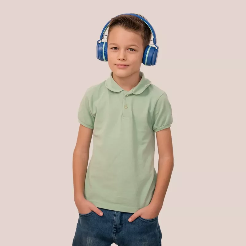 Ausinės Tellur Buddy Bluetooth ant ausies dedamos ausinės mėlynos