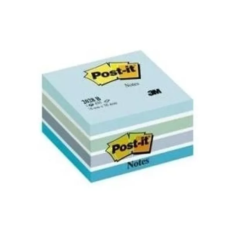 3M Post-it Notes lipnūs lapeliai kauliukas, 76 x 76 mm, pasteliniai (2028-B)