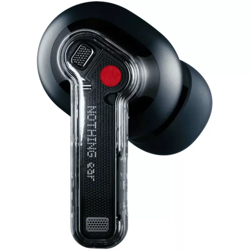 Nothing Ear ausinės True Wireless Stereo (TWS) į ausis įdedamos skambučiams / muzikai Bluetooth juodos – permatomos (A10600061)