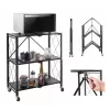 Sodo įrankių laikymo stovas Top e shop Rack FS004 — laisvai pastatomas, cinkuotas plienas, 720×340×1270 mm, 50 kg talpa