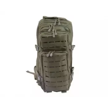 Taktinė kuprinė GFC Assault Pack GFT Olive Green GFT-20-008352, 25 L, nailonas, lazeriu pjaustytos plokštės, 450×210×200 mm