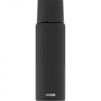 Termo butelis Sigg IBT Obsidian 1,1 L — nerūdijantis plienas, juodas, Ø 8,7 cm, A 293 mm