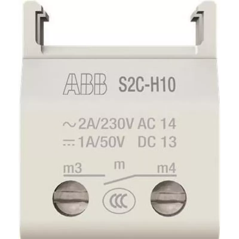 ABB Stotz S&J pagalbinis jungiklis, anbaubar 1S, pro M compact S2C-H10 (2CDS200970R0032)
