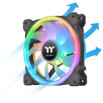 Thermaltake SWAFAN 14 RGB ventiliatorius, 14 cm, juodas, 500–2000 RPM