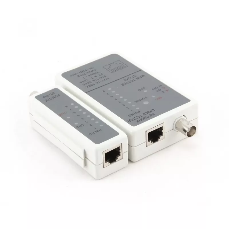 Cablexpert NCT-1 tinklo kabelio testeris baltas