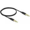 Garso kabelis DeLOCK 66075 0,5m 3,5mm Juodas