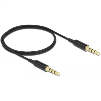 Garso kabelis DeLOCK 66075 0,5m 3,5mm Juodas