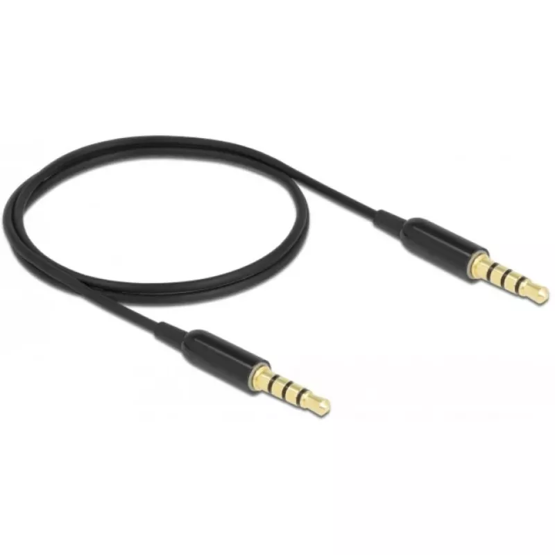 Garso kabelis DeLOCK 66075 0,5m 3,5mm Juodas