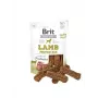 Šunų skanėstai Brit Jerky Snack Lamb 80 g — be cukraus, suaugusiems šunims, paketėlis