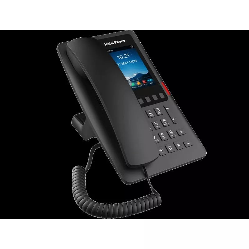 IP telefonas Fanvil H6W-Juoda WiFi Bluetooth – Fanvil H6W-Juoda VoIP stalas telefonas su Wi-Fi ir Bluetooth