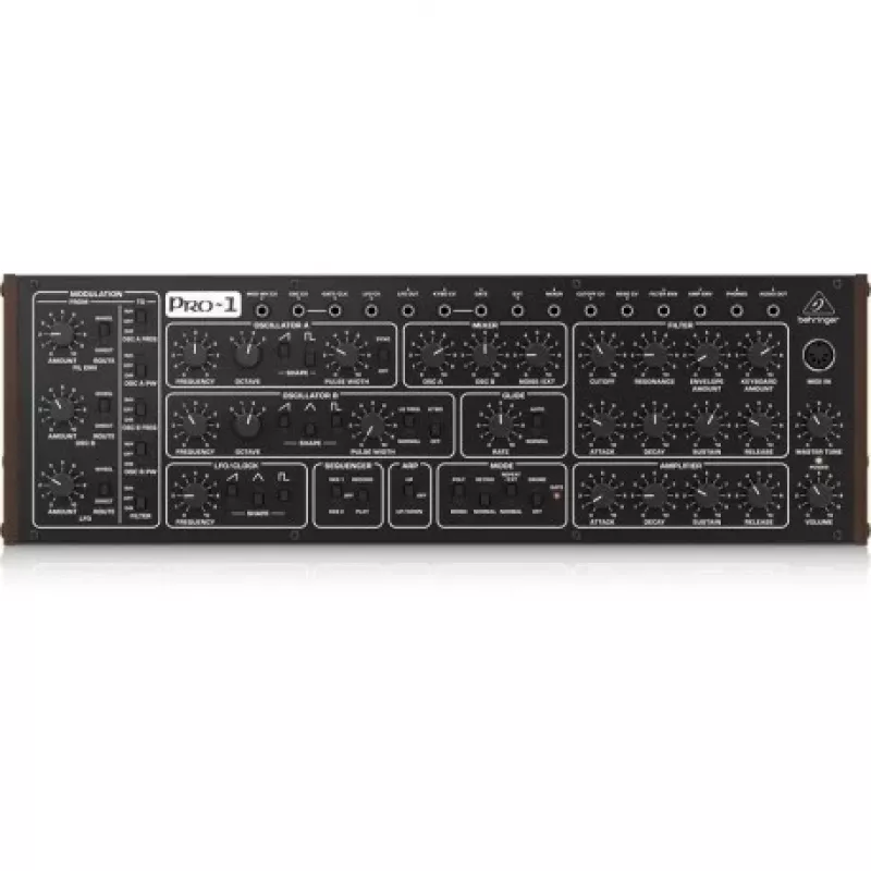 Analoginis sintezatorius Behringer PRO-1 monofoninis 37 klavišų klaviatūra