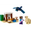Lego Minecraft 21251 Steve'o dykumos ekspedicijos žaislų biomas komplektas