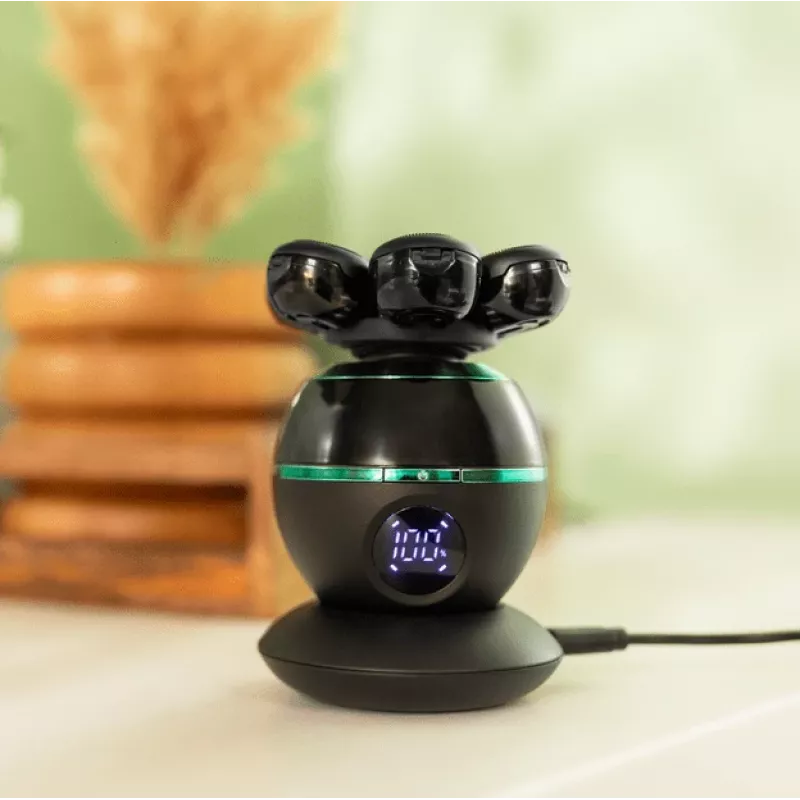 Tikslumo kirpimo mašinėlė Cecotec Bamba PrecisionCare Skull Juoda barzdai ir veidui