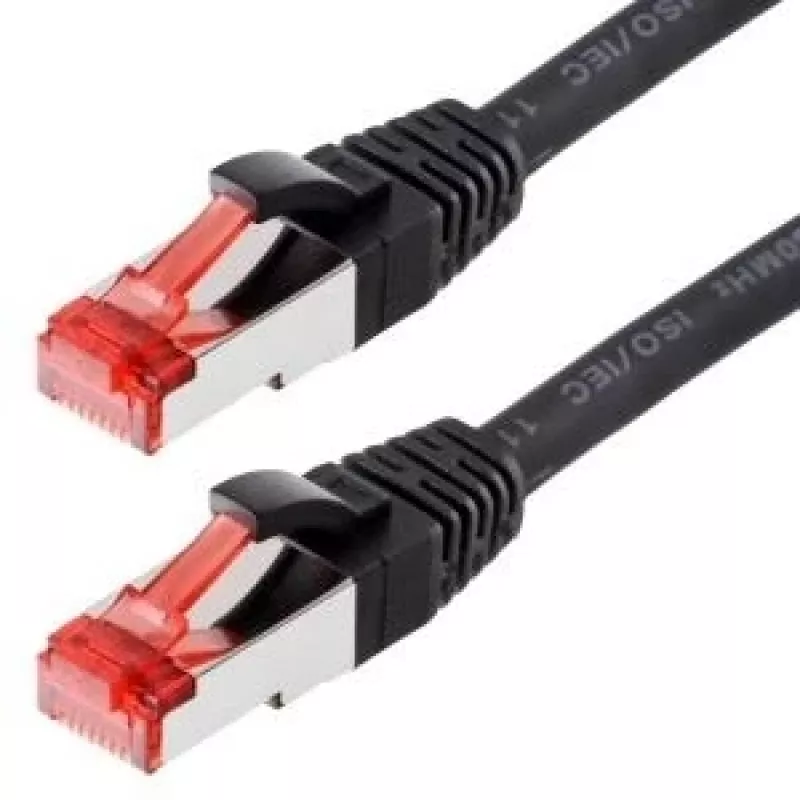 Tinklo kabelis Helos CAT6 S/FTP (PIMF) 20 m Juodas