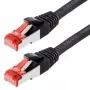 Tinklo kabelis Helos CAT6 S/FTP (PIMF) 20 m Juodas