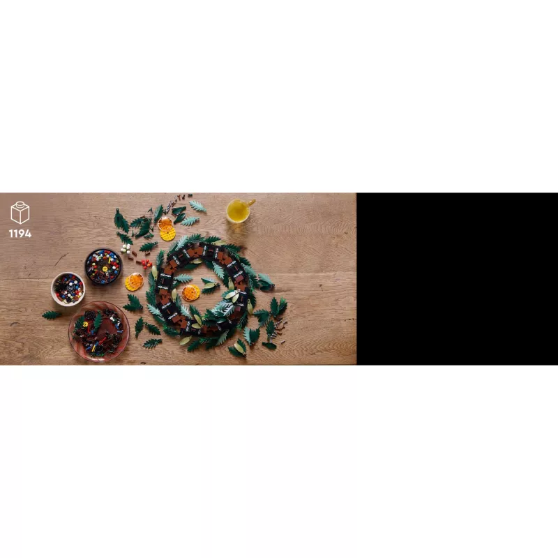 konstravimo žaislas LEGO 10340 Icons Kalėdų vainikas